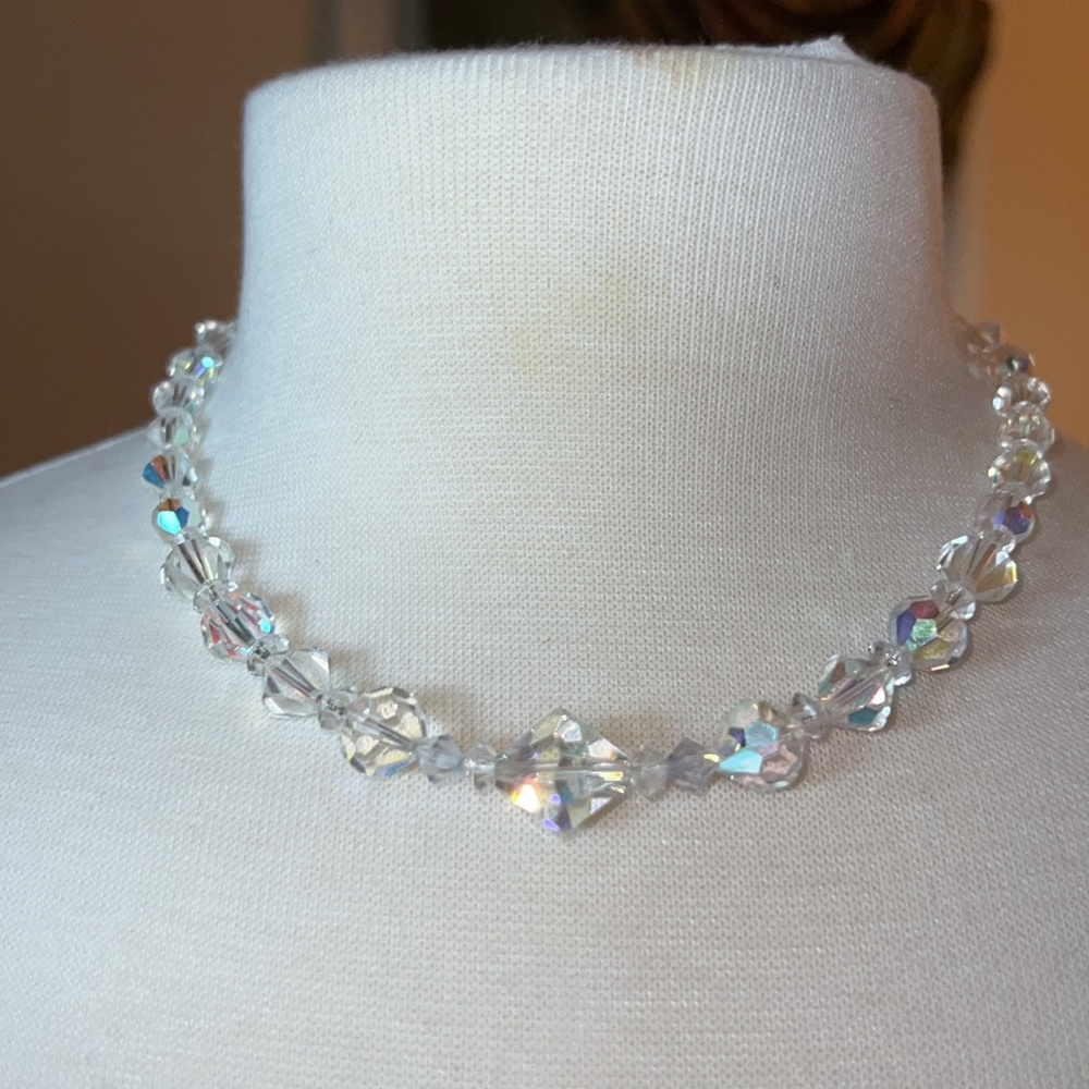 Lucoral Necklace Faceted Sparkly Beads
